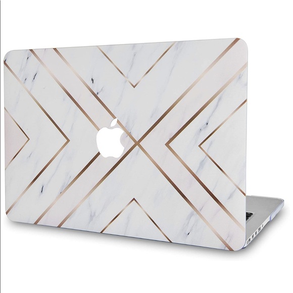 MacBook Pro 13" Marble Gold Stripe Hard Case Cover